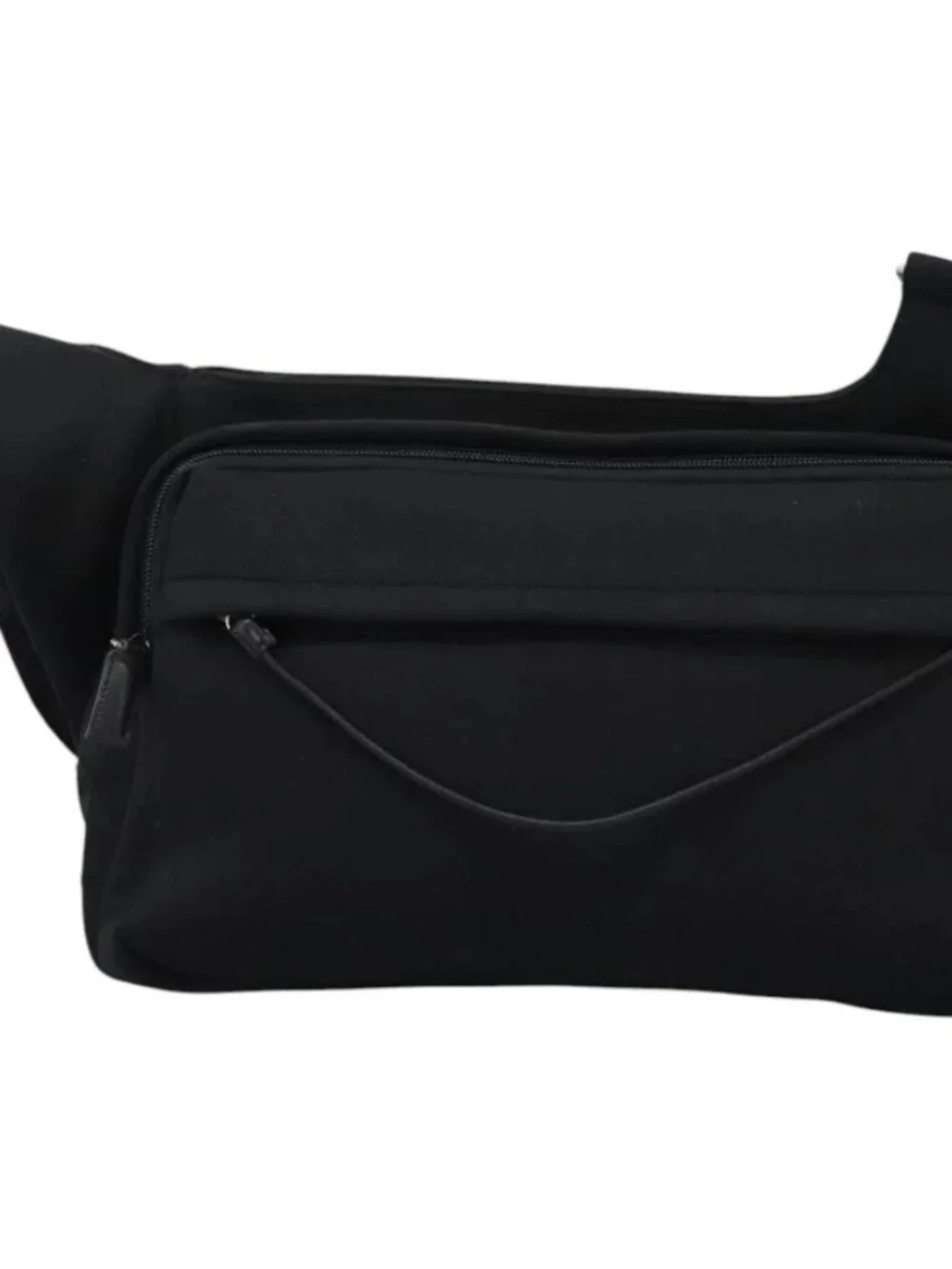 PRADA Shoulder Bag Nylon Black Auth EC354